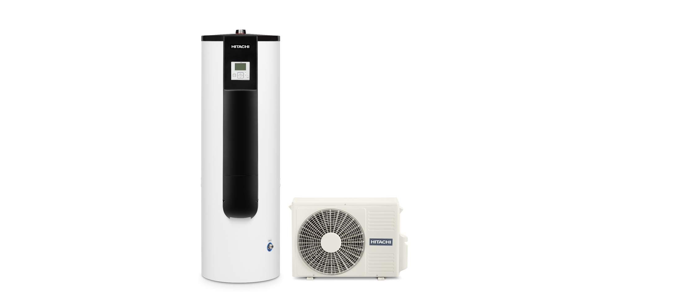 Chauffe-eau thermodynamique Hitachi Yutampo R32 — ballon 190L ou 270L acier inoxydable